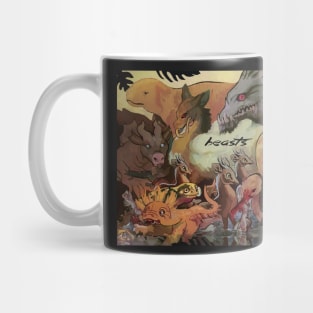 Bestiary illustration Mug